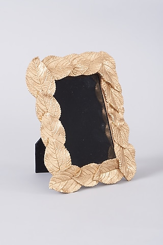 Gold & Black Resin Fibre Photo Frame by Assemblage