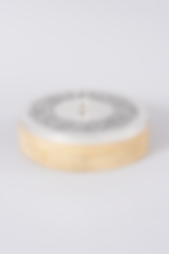 Silver Mango Wood & Brass Roti Box by Assemblage at Pernia's Pop Up Shop