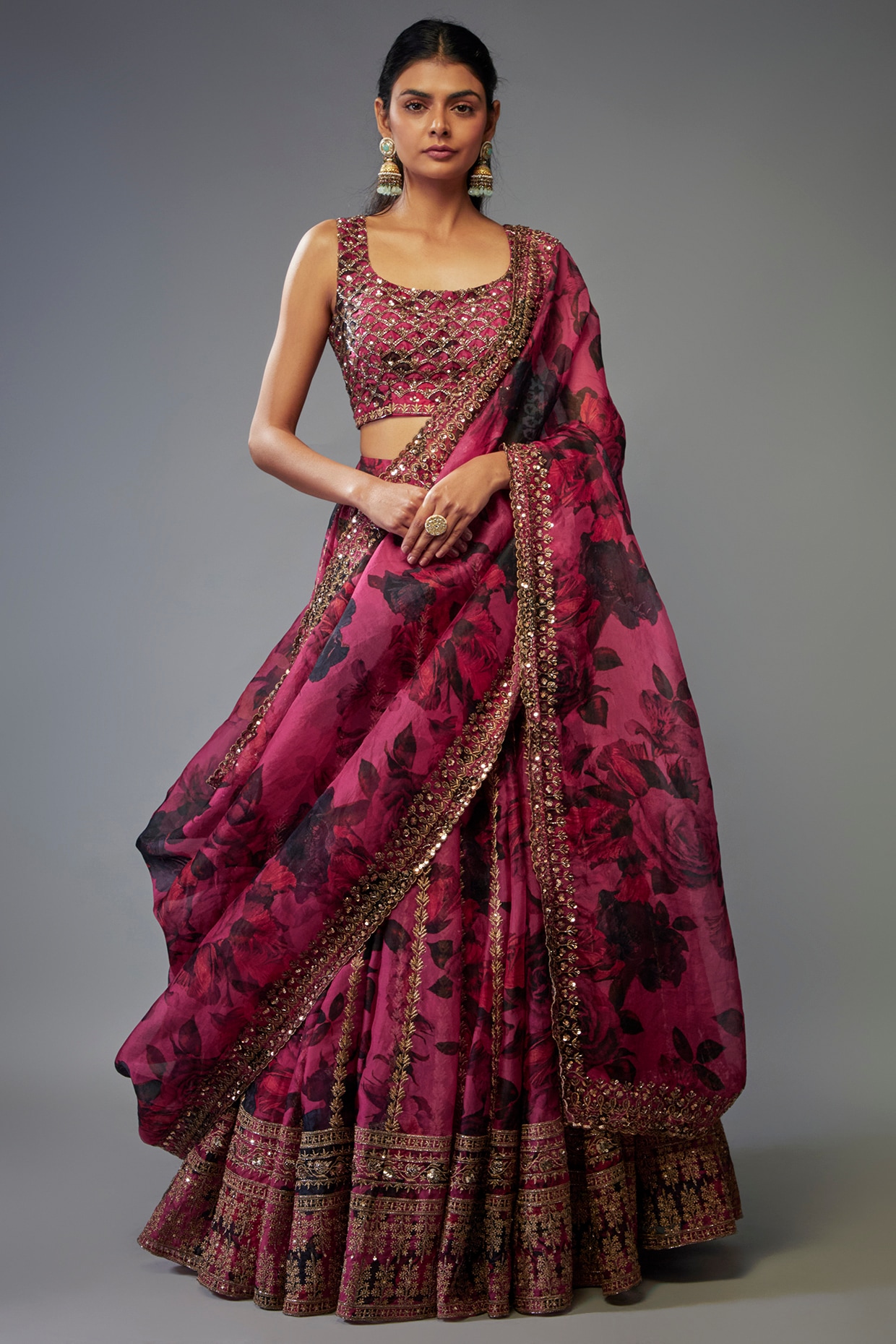 Lehenga - designer Astha Narang, Women's Fashion, Dresses & Sets,  Traditional & Ethnic wear on Carousell