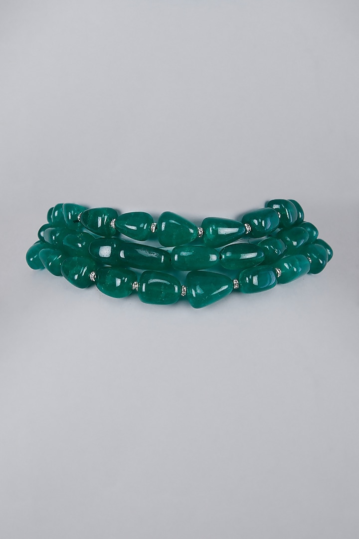 Green Beaded Necklace by Aster at Pernia's Pop Up Shop