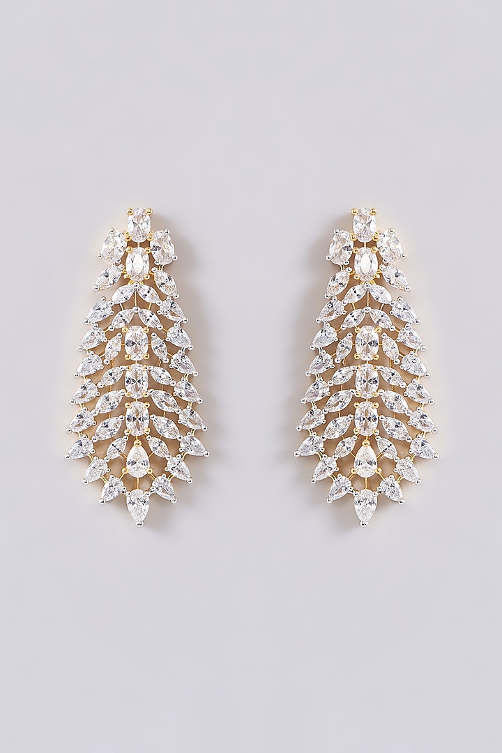 White Finish Zircon Necklace Set by Aster at Pernia's Pop Up Shop