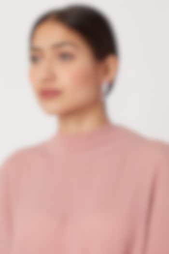 White Finish Diamond Earrings by Aster at Pernia's Pop Up Shop