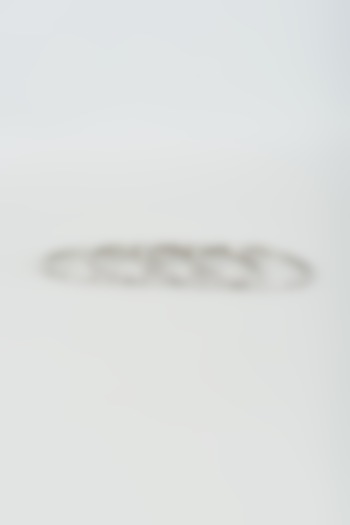 White Finish Bangles (Set Of 2) by Aster at Pernia's Pop Up Shop