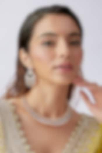 Gold Finish Zircon Necklace Set by Aster at Pernia's Pop Up Shop