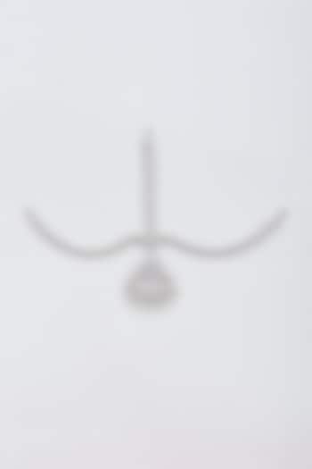 White Finish Zircon Mathapatti by Aster at Pernia's Pop Up Shop