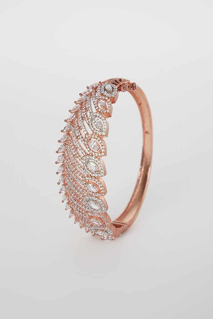 Rose Gold Finish Diamond Bracelet by Aster at Pernia's Pop Up Shop