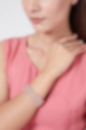 Rose Gold Finish Diamond Bangle by Aster at Pernia's Pop Up Shop