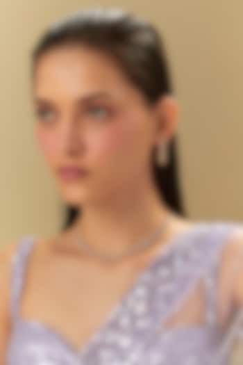 Two-Tone Finish Zircon Necklace Set by Aster at Pernia's Pop Up Shop