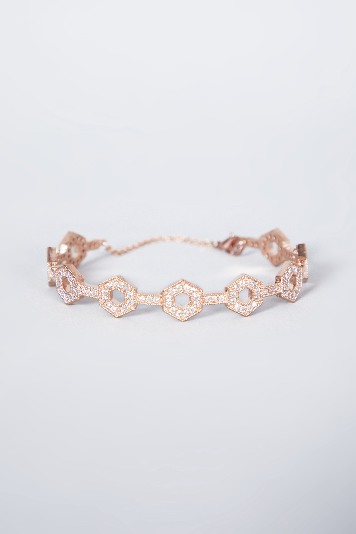 fake gold and diamond bracelet