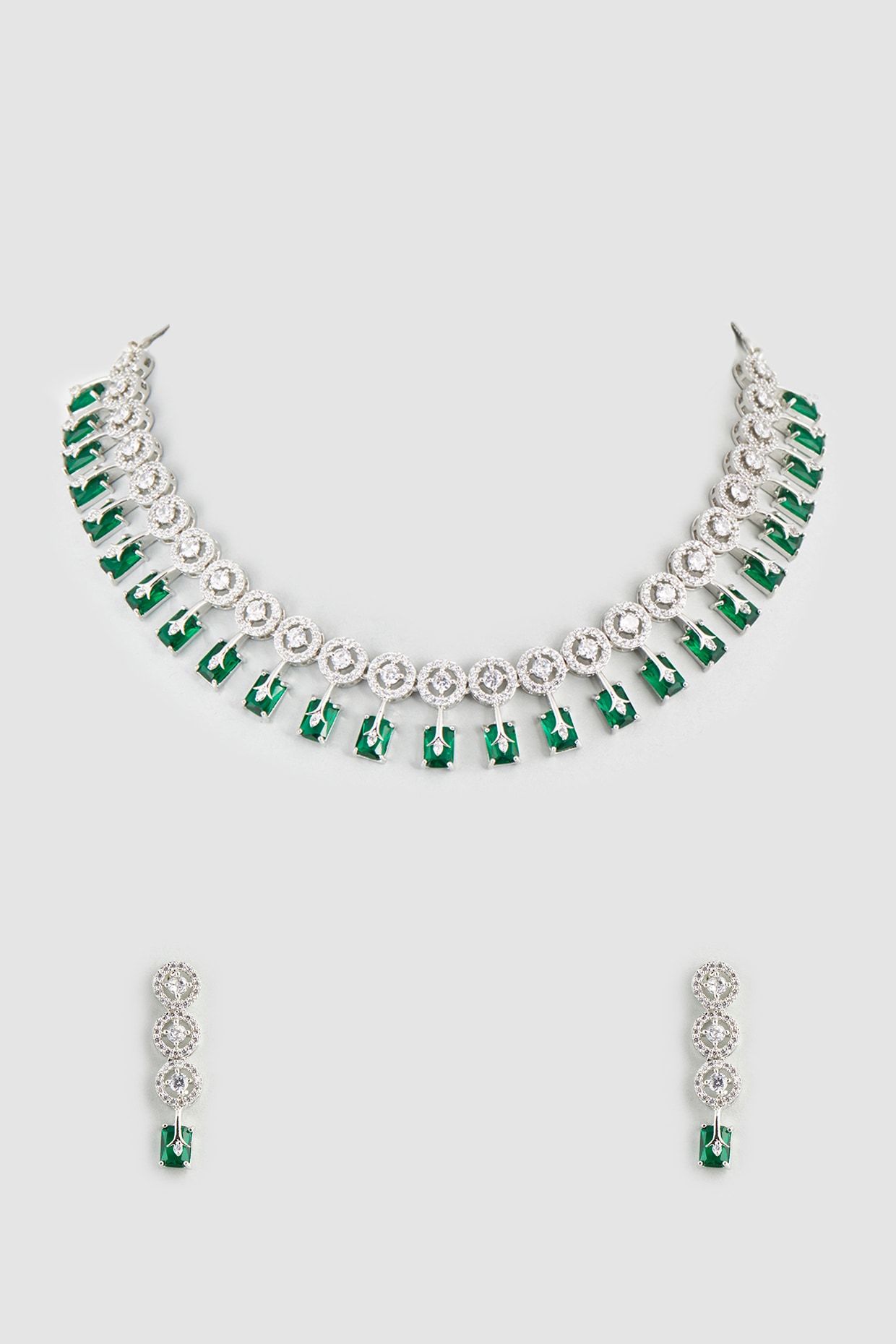 Synthetic diamond deals necklace