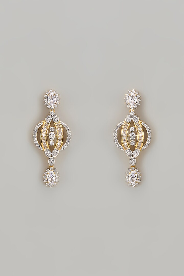 Gold Finish Zircon Necklace Set by Aster at Pernia's Pop Up Shop