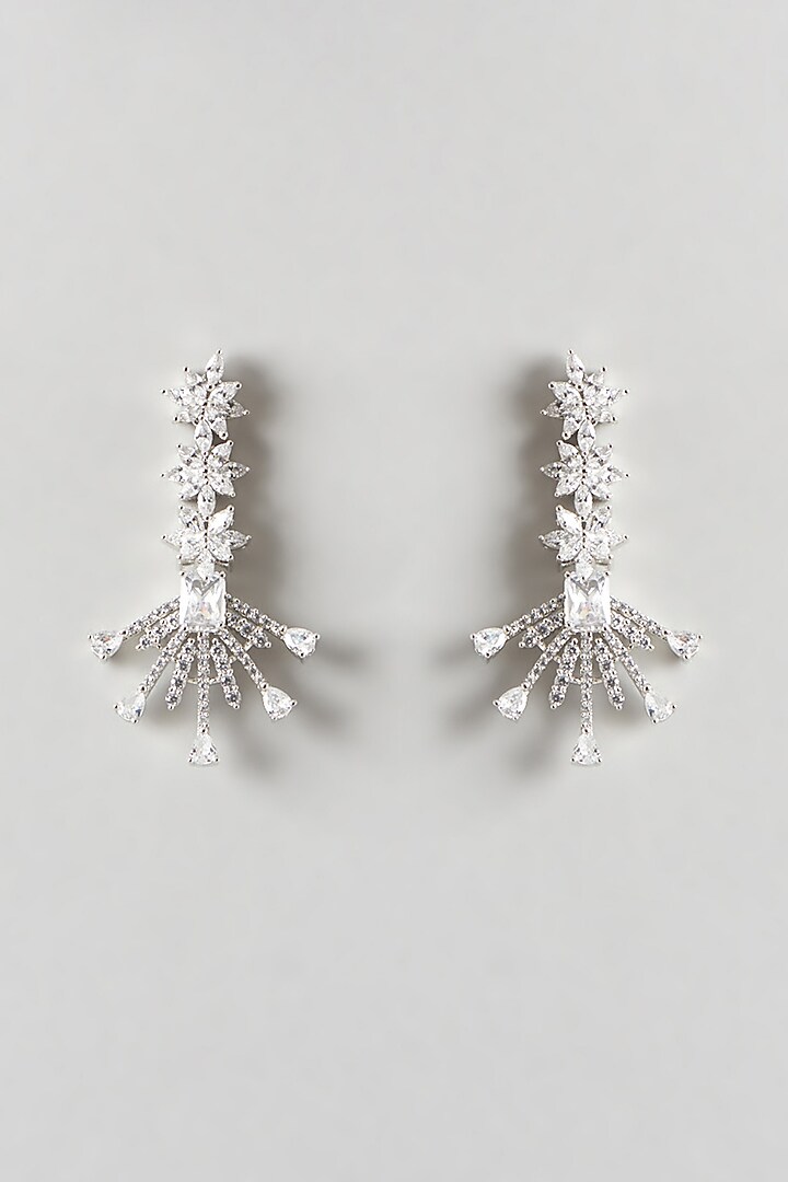 White Finish Zircon Necklace Set by Aster at Pernia's Pop Up Shop