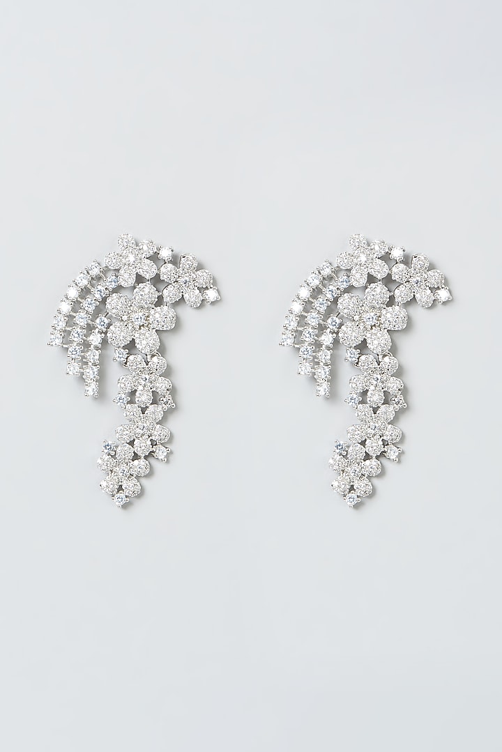 White Finish Zircon Necklace Set by Aster at Pernia's Pop Up Shop