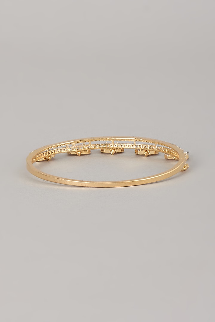 Gold Finish Zircon Bracelet by Aster at Pernia's Pop Up Shop