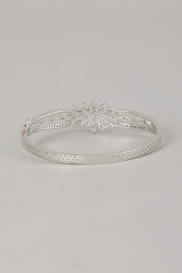White Finish Zircon Bracelet by Aster at Pernia's Pop Up Shop