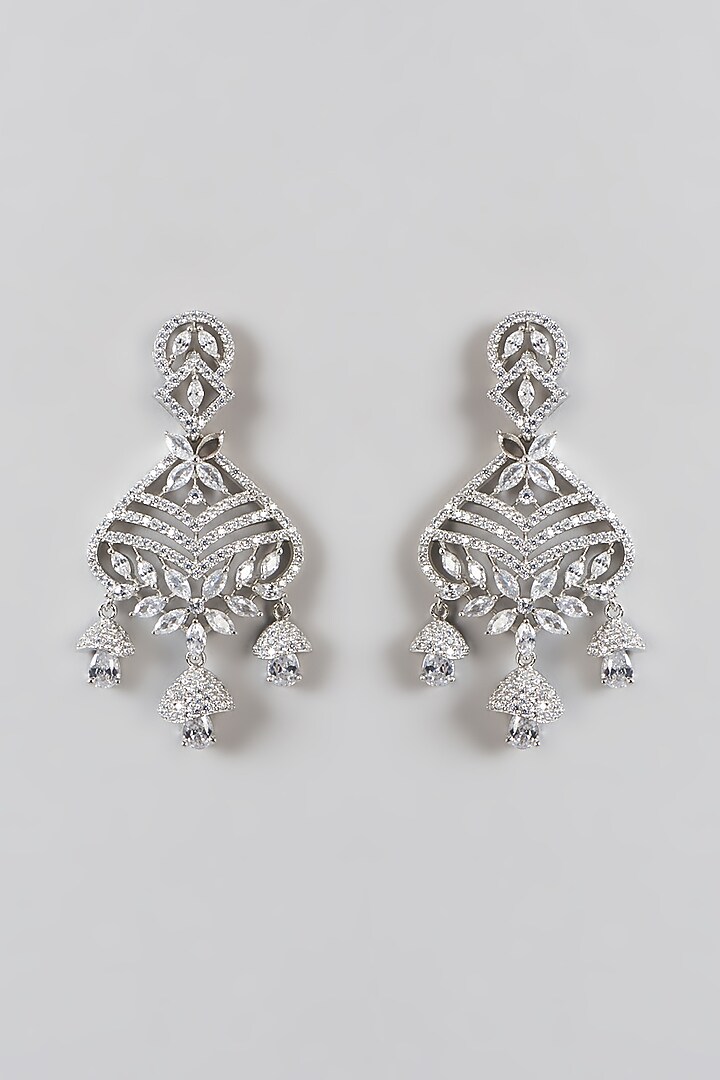 White Finish Zircon Necklace Set by Aster at Pernia's Pop Up Shop