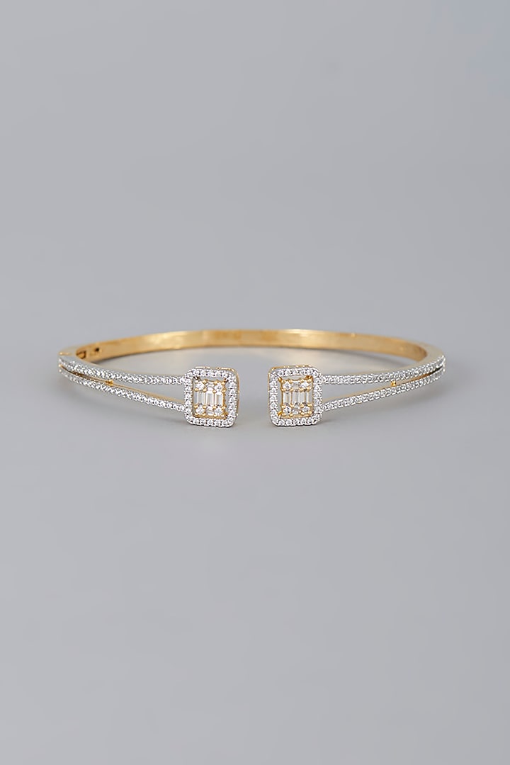 Gold Finish Zircon Bracelet by Aster at Pernia's Pop Up Shop