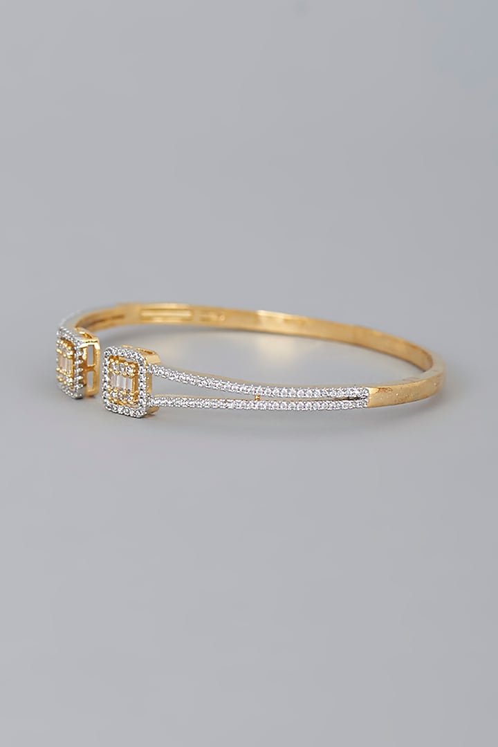 Gold Finish Zircon Bracelet by Aster at Pernia's Pop Up Shop