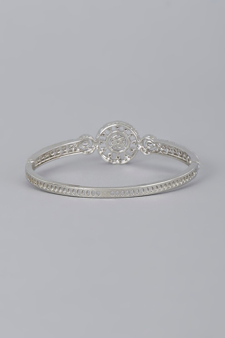 White Finish Zircon Bracelet by Aster at Pernia's Pop Up Shop
