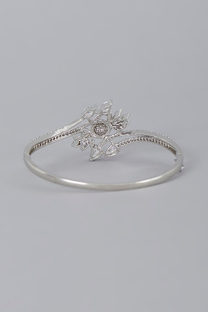 White Finish Zircon Bracelet by Aster at Pernia's Pop Up Shop