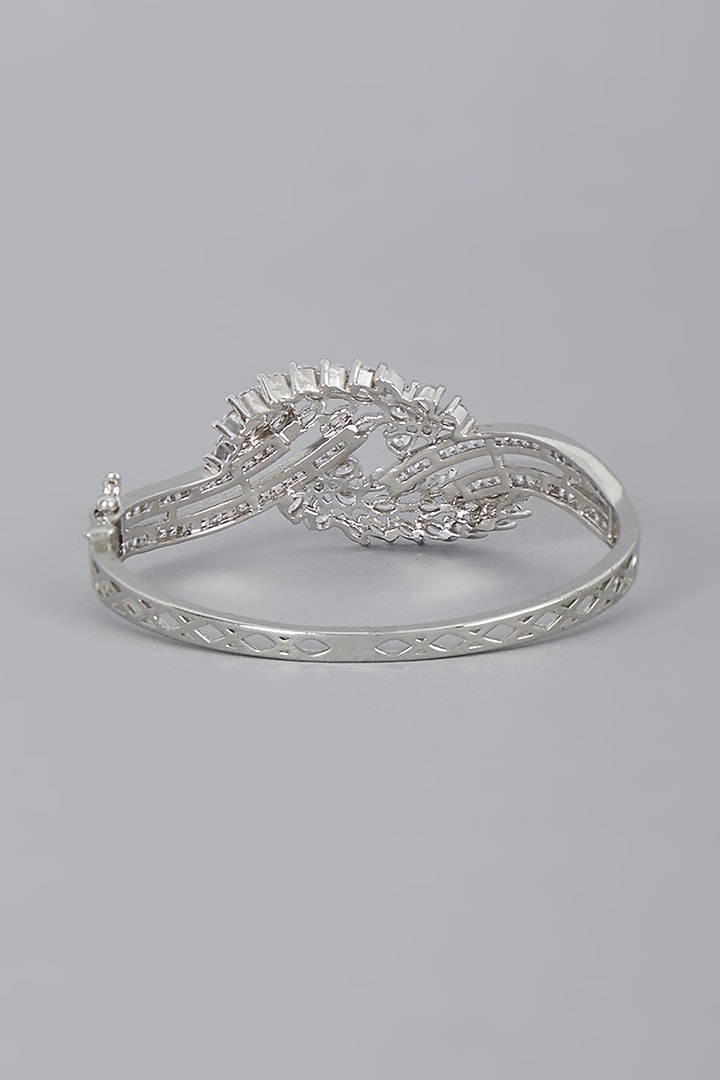 White Finish Zircon Bracelet by Aster at Pernia's Pop Up Shop