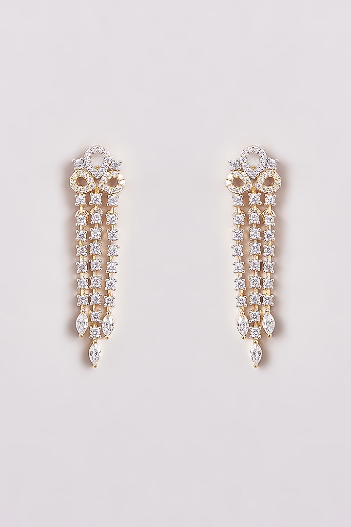 Gold Finish Zircon Necklace Set by Aster at Pernia's Pop Up Shop