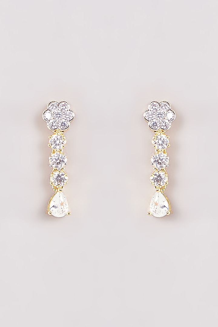 Gold Finish Zircon Necklace Set by Aster at Pernia's Pop Up Shop