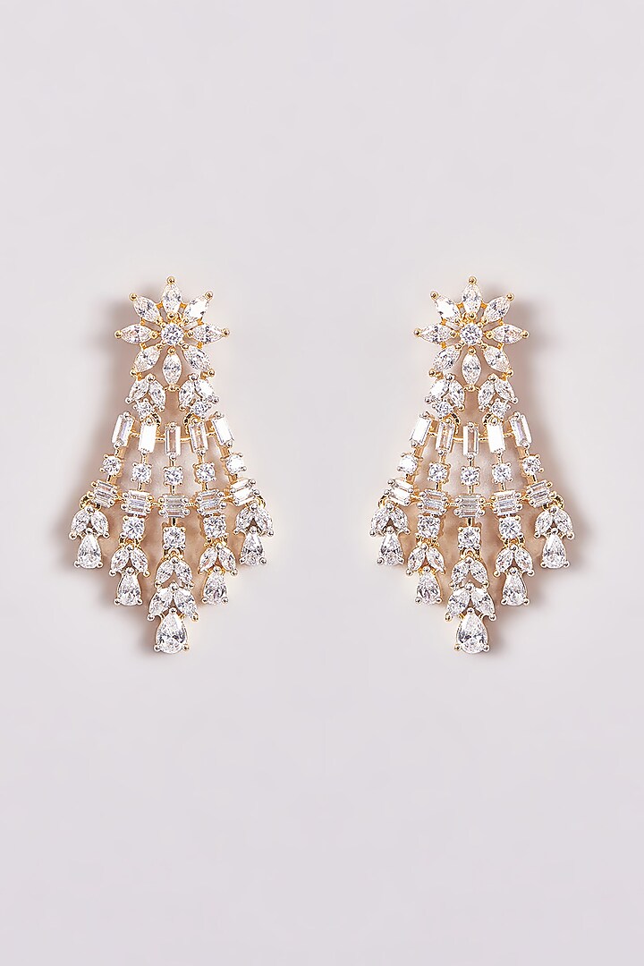 Gold Finish Zircon Necklace Set by Aster at Pernia's Pop Up Shop