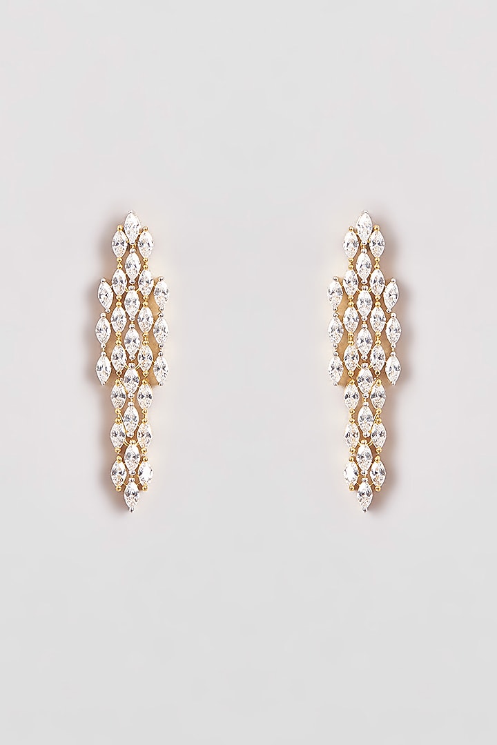 Gold Finish Zircon Necklace Set by Aster at Pernia's Pop Up Shop
