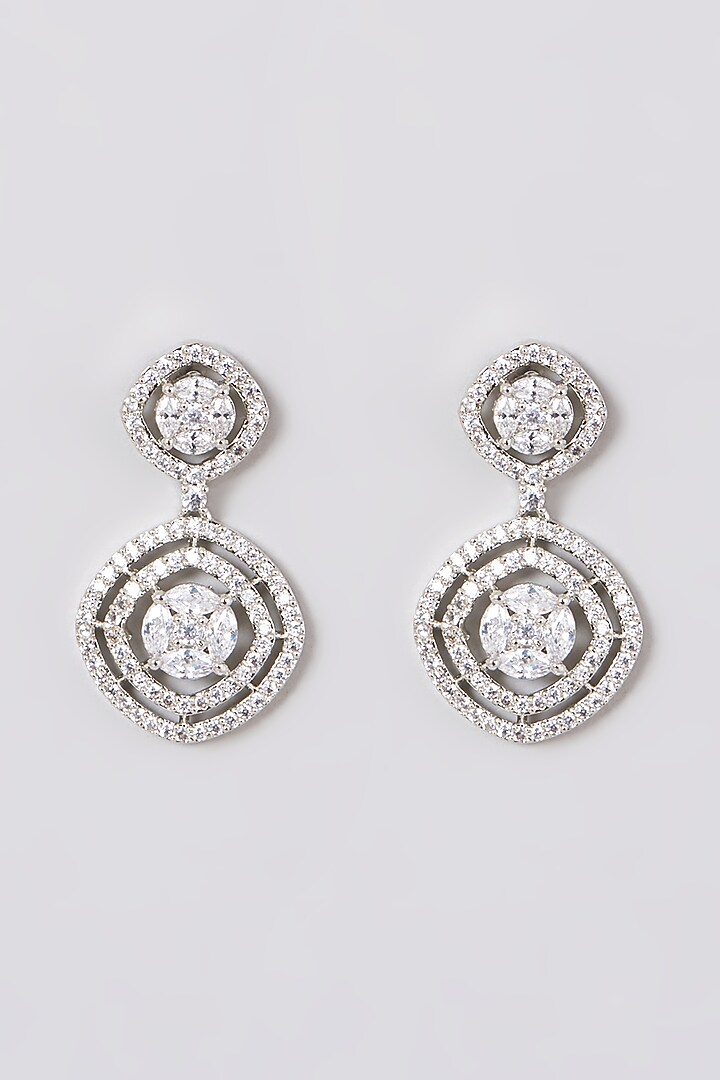 White Finish Zircon Necklace Set by Aster at Pernia's Pop Up Shop