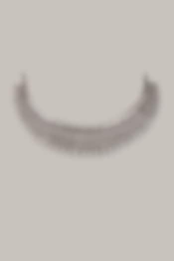 White Finish Zircon Necklace by Aster at Pernia's Pop Up Shop