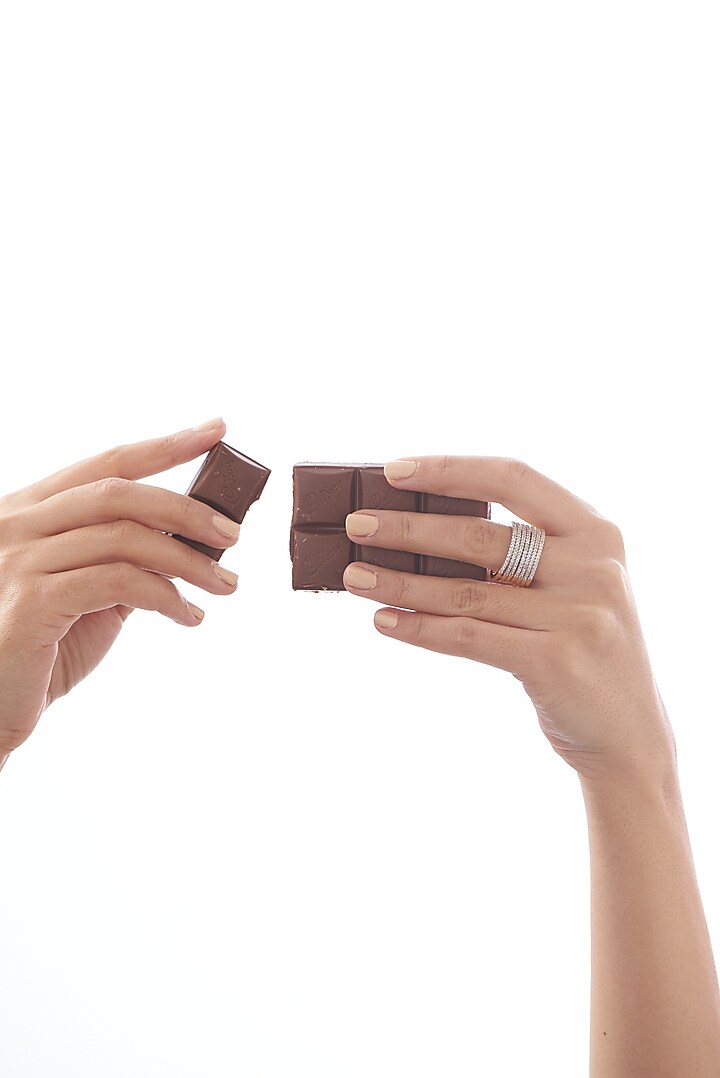 Gold Finish Faux Diamond Ring by Aster at Pernia's Pop Up Shop
