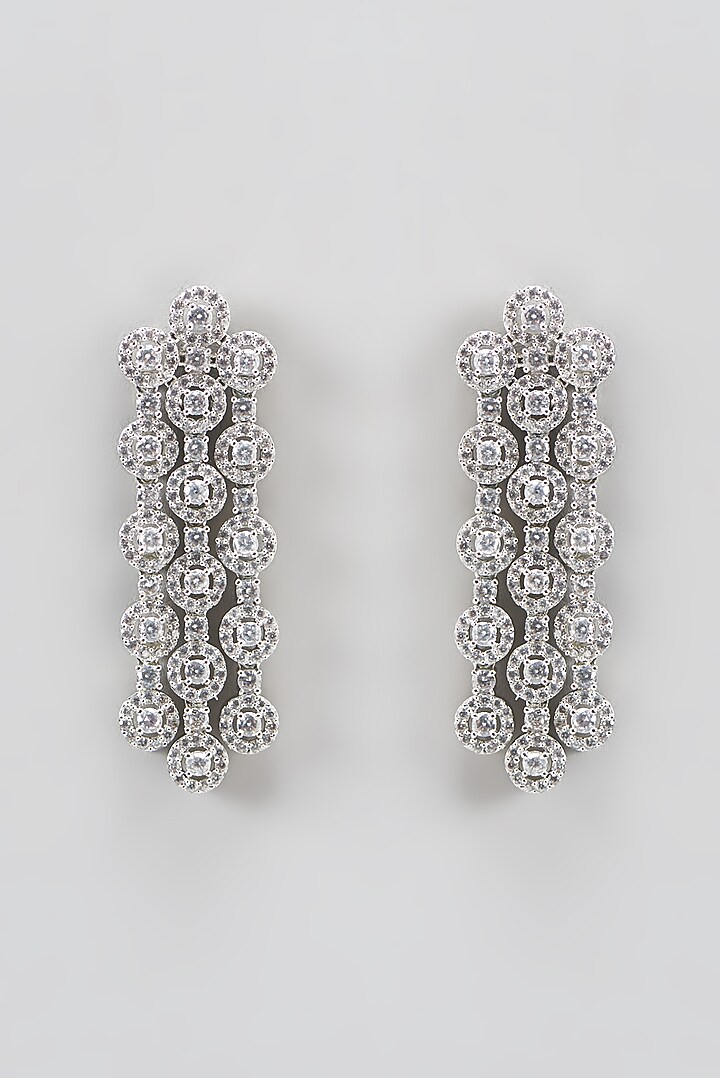 White Finish Zircon Necklace Set by Aster at Pernia's Pop Up Shop