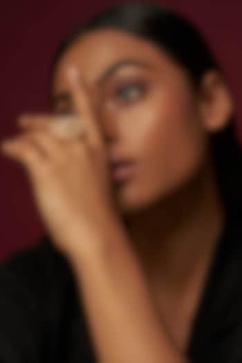 Gold Finish Zircon Ring by Aster at Pernia's Pop Up Shop