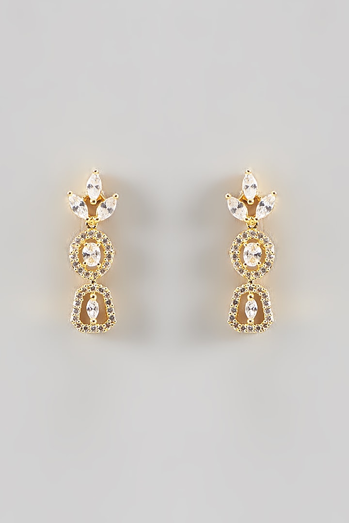 Gold Finish Zircon Necklace Set by Aster at Pernia's Pop Up Shop
