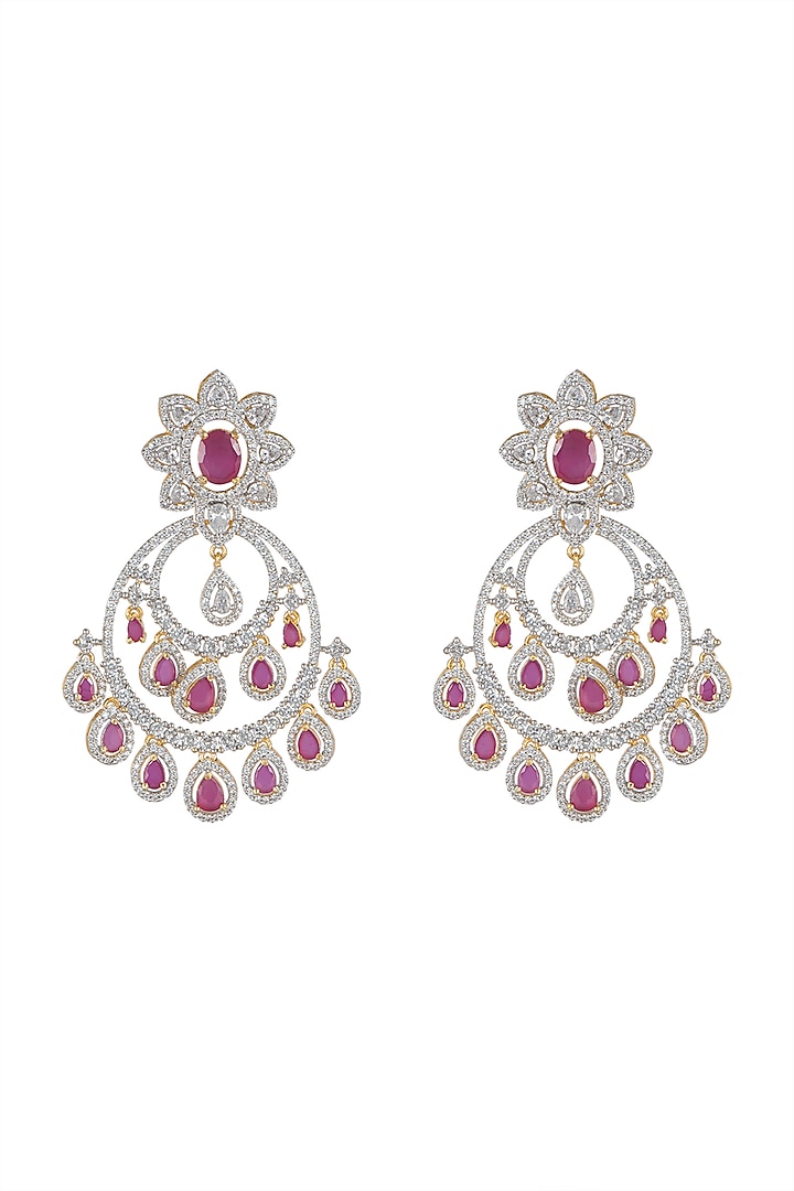 Gold Finish Chandbali Earrings by Aster at Pernia's Pop Up Shop