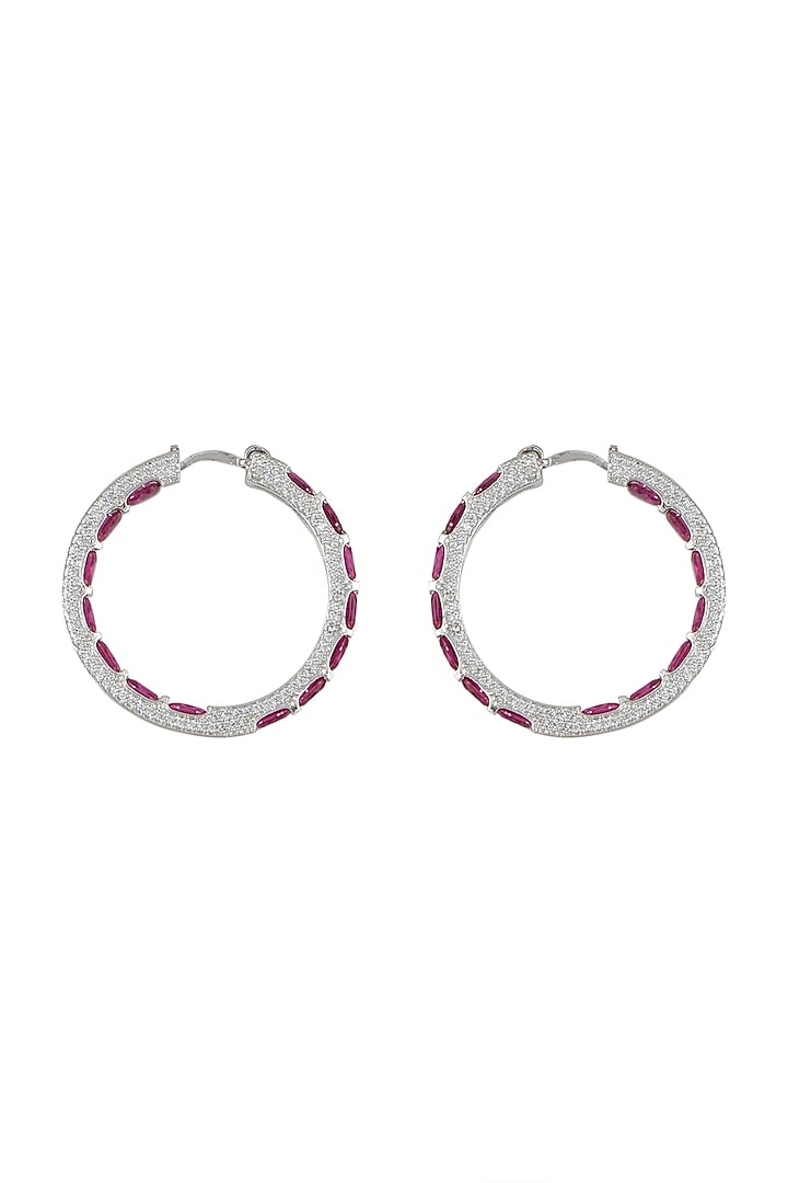 White Finish Bali Earrings by Aster at Pernia's Pop Up Shop