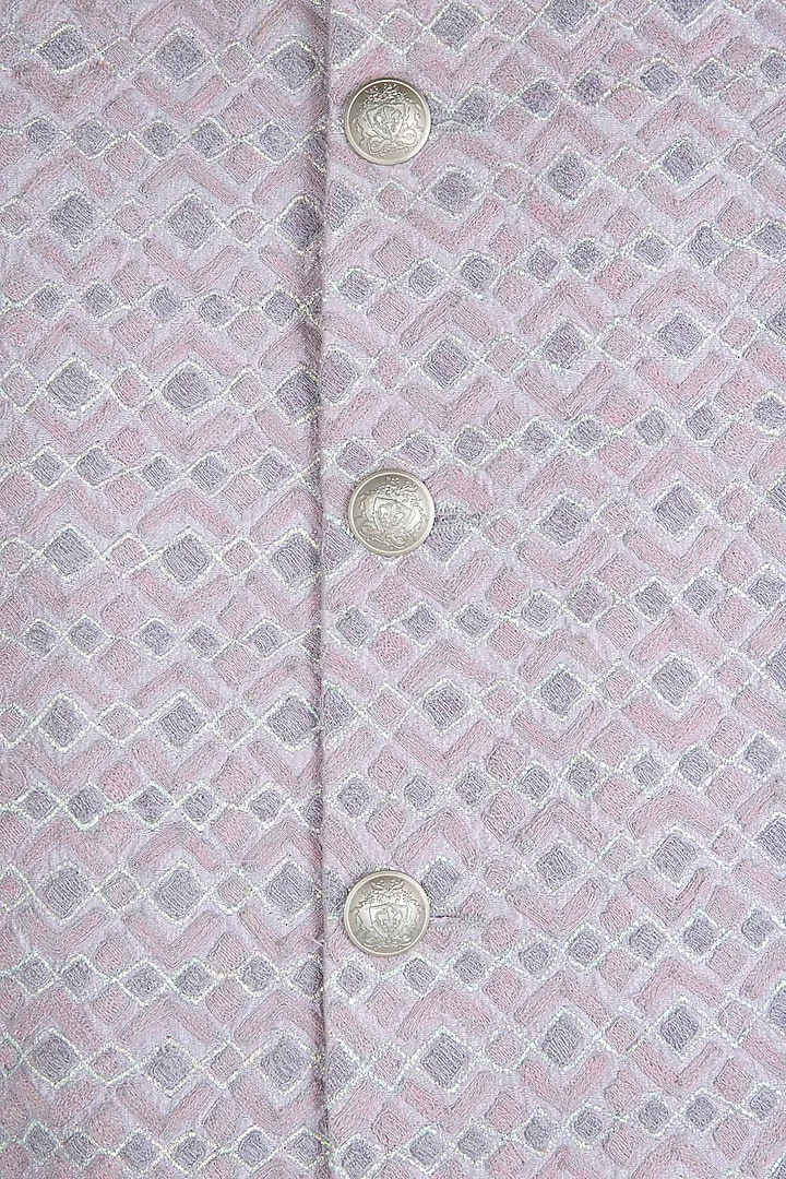 Lavender embroidered sherwani set available only at Pernia's Pop Up Shop.