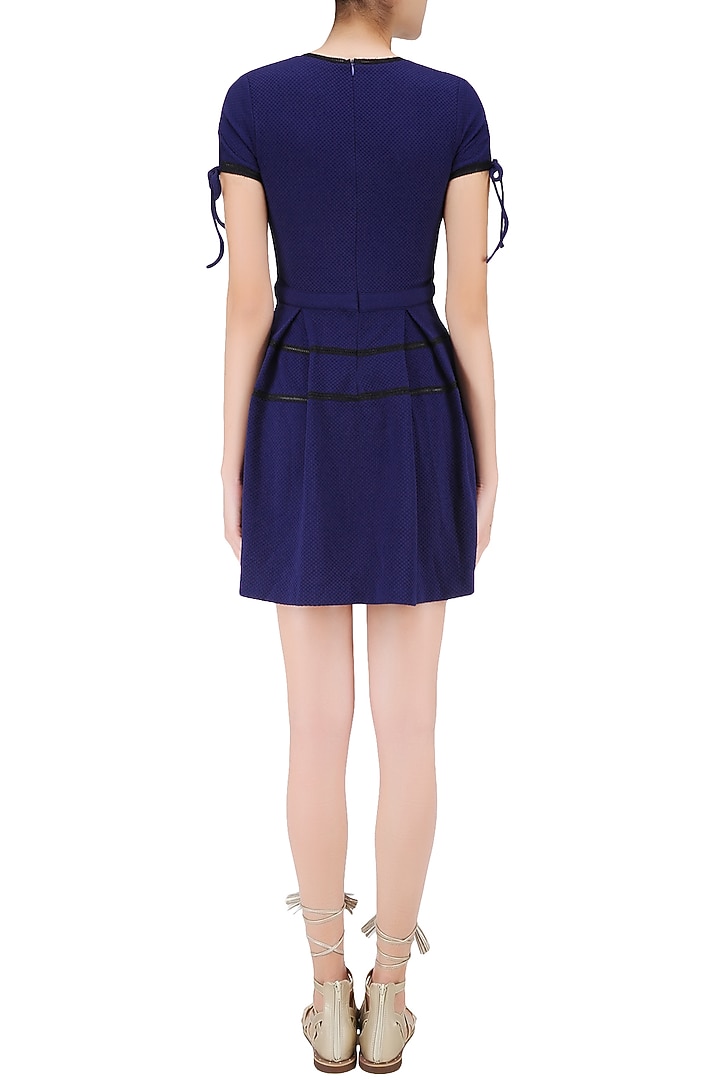 blue stripe skater dress Essentials Lora Stripe Skater Dress