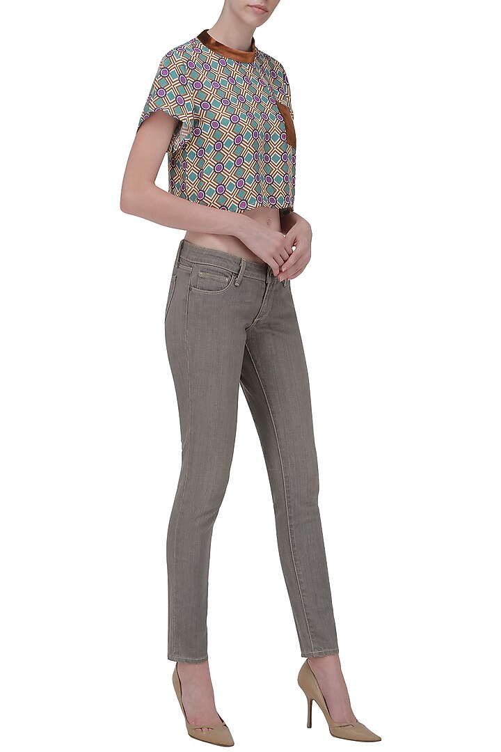 Multi-coloured crop top available only at Pernia's Pop Up Shop.