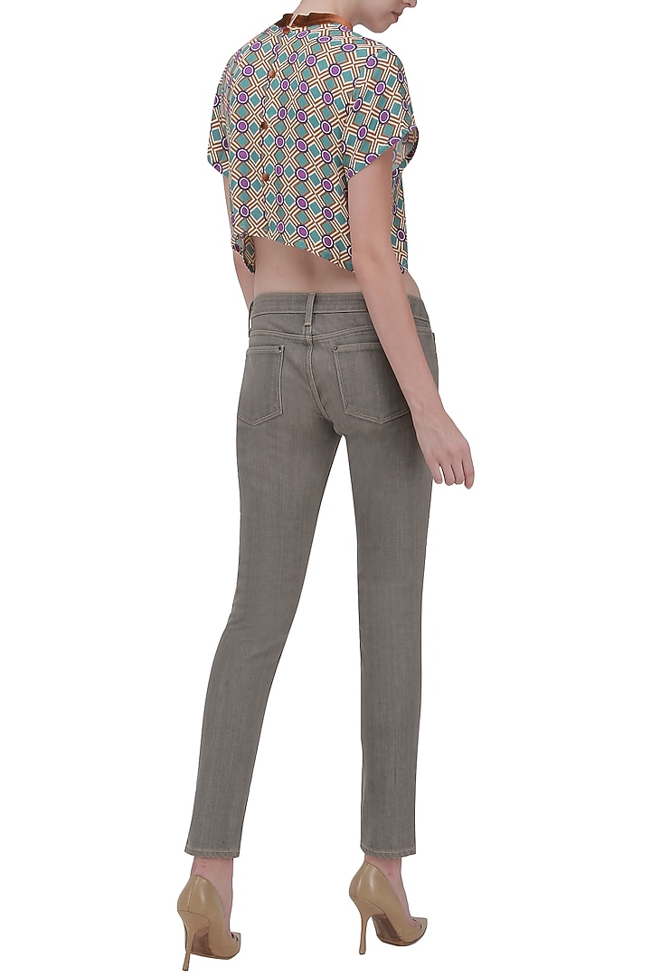 Multi-coloured crop top available only at Pernia's Pop Up Shop.