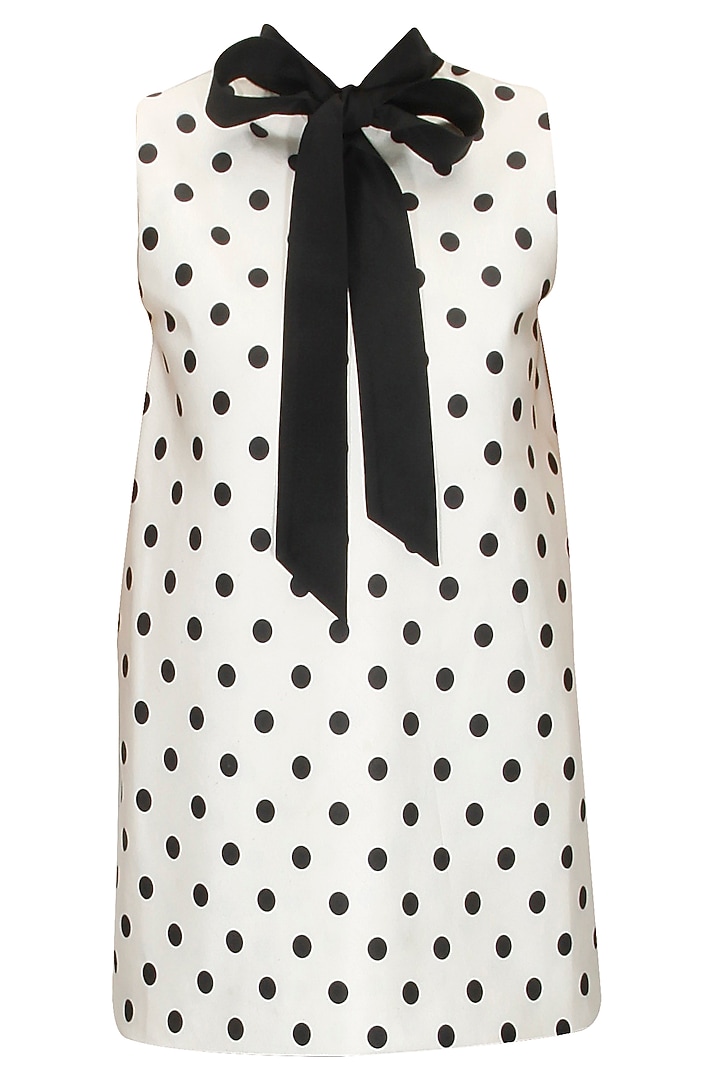 White polka dot printed top available only at Pernia's Pop-Up Shop.