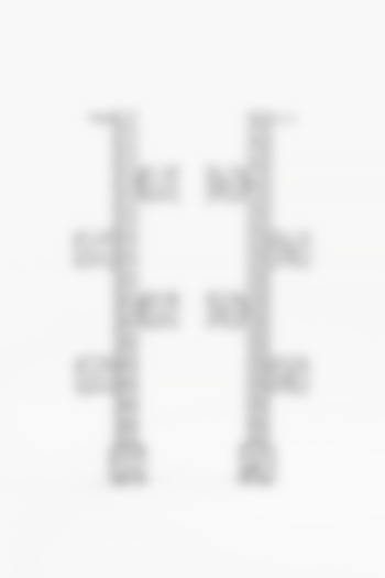 14kt White Gold Finish Lab Grown Round-Cut Diamond Long Earrings by ASHTH at Pernia's Pop Up Shop