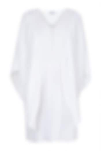 White pleated dress by Attic Salt
