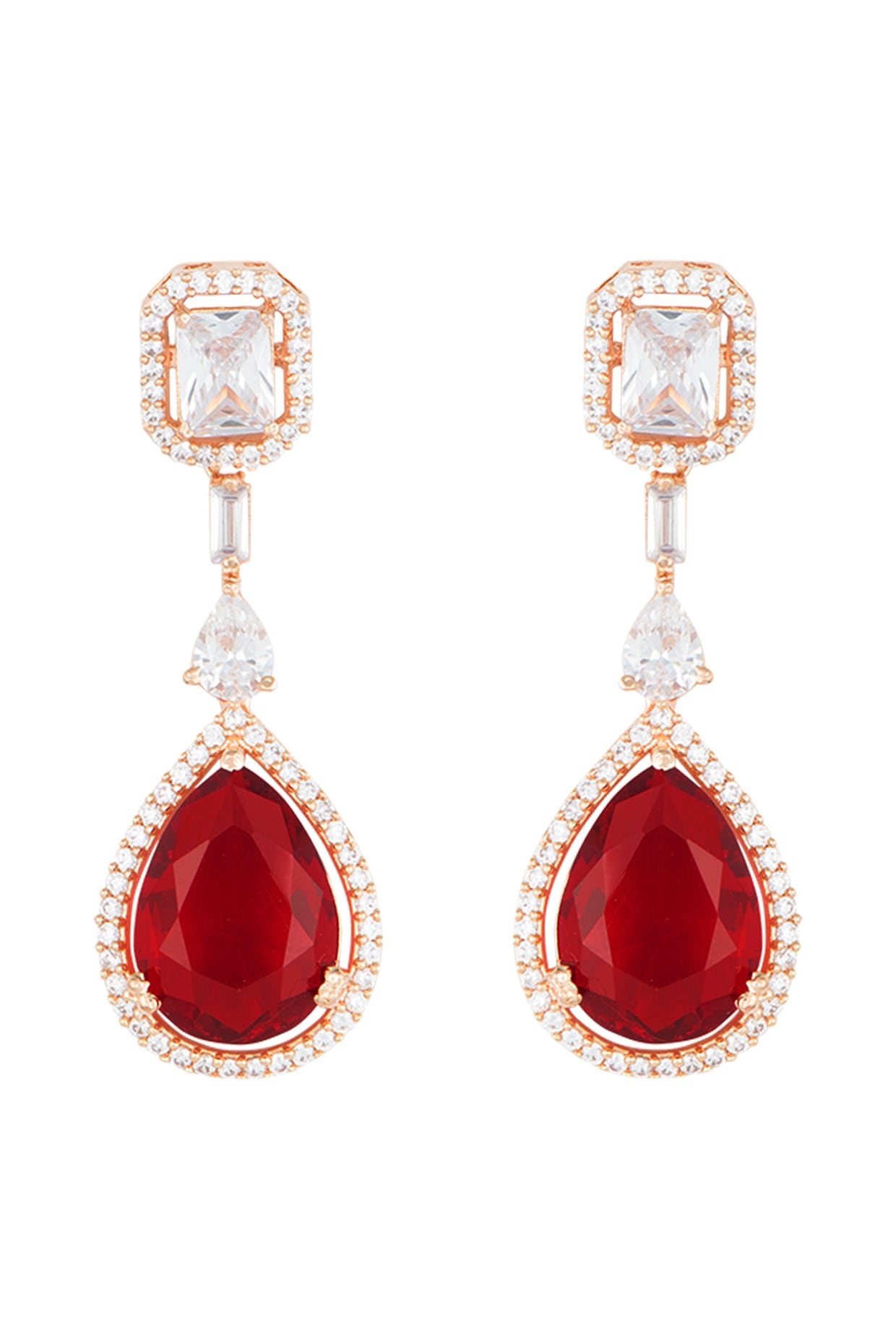 ruby earrings