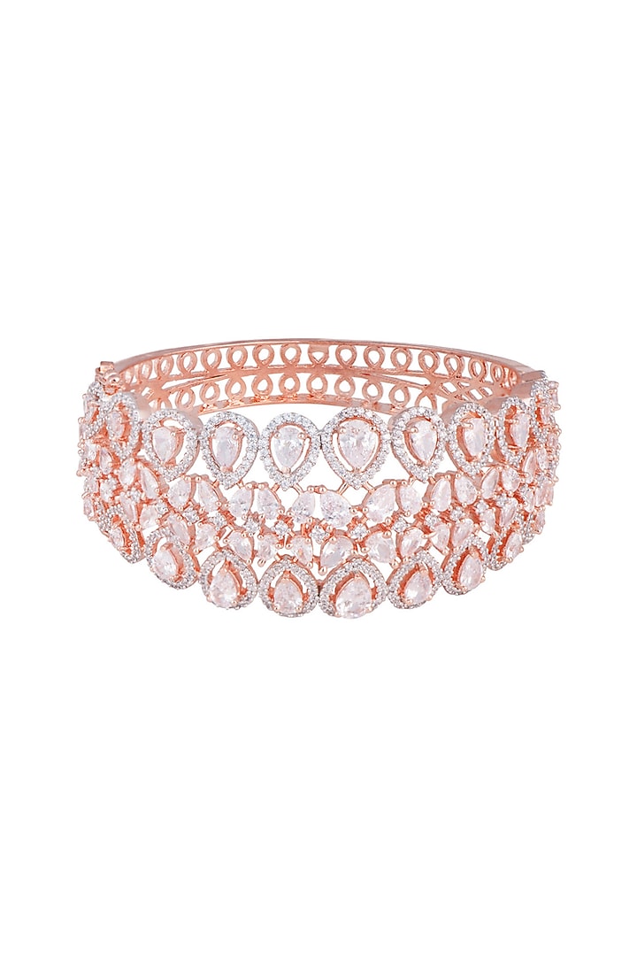 Gold plated faux diamond bracelet by Aster at Pernia's Pop Up Shop
