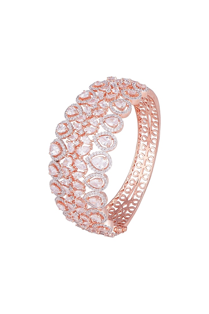 Gold plated faux diamond bracelet by Aster at Pernia's Pop Up Shop
