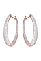 The Aster Hoops in Pink