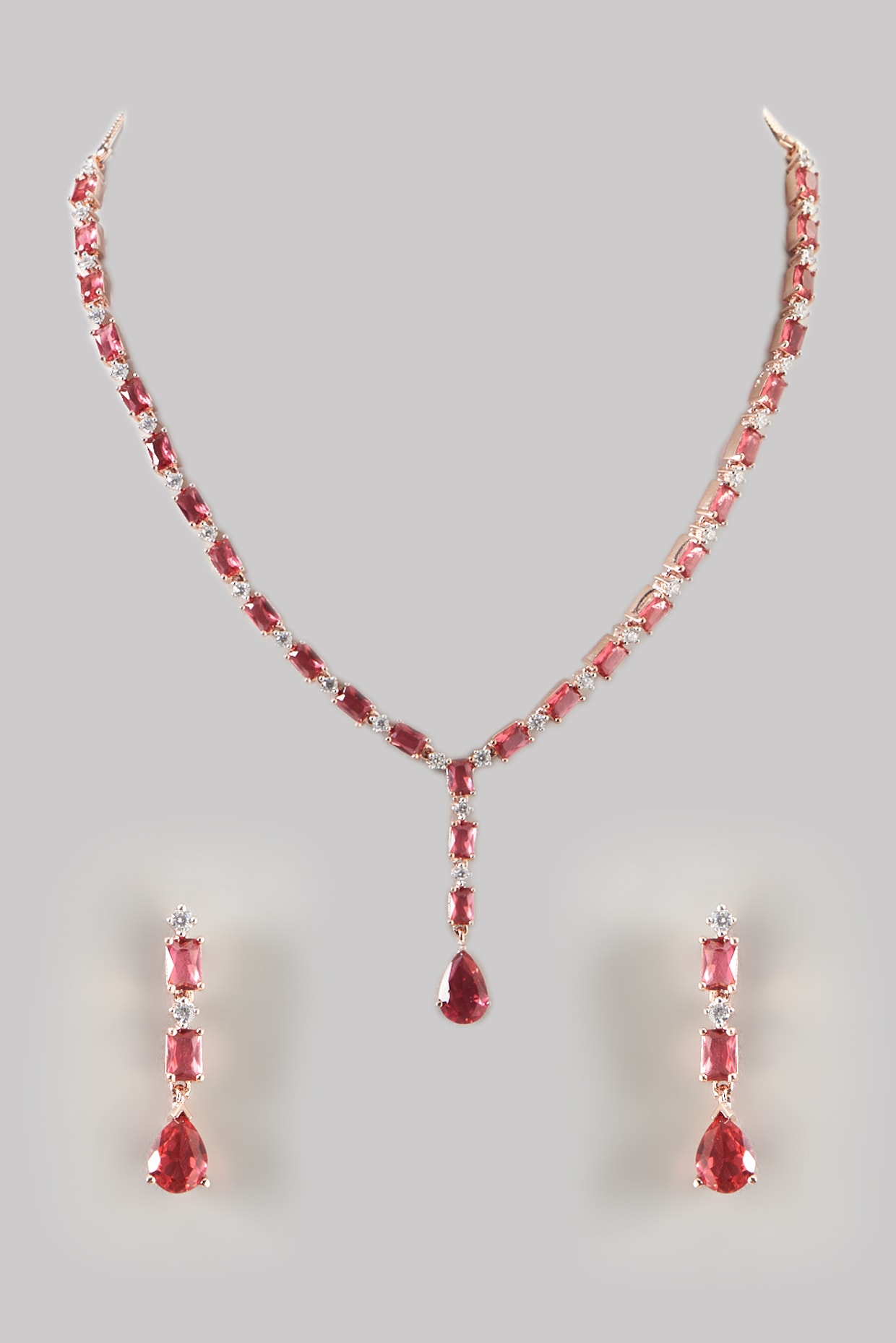 Artificial ruby necklace deals sets