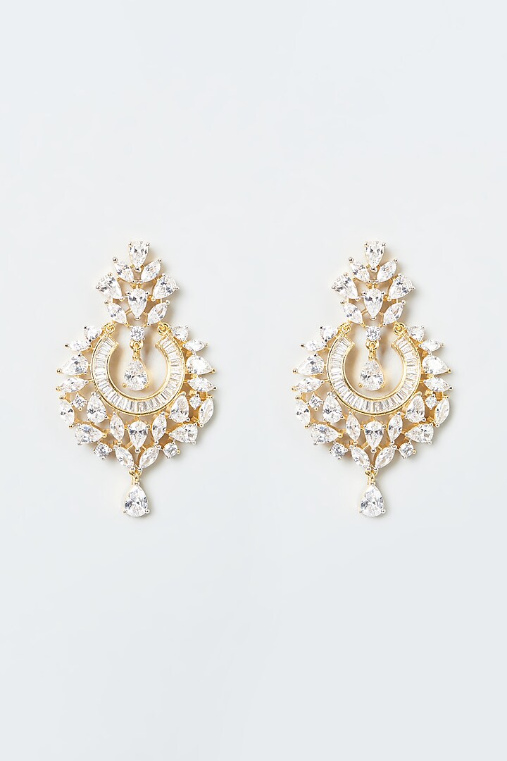 Gold Finish Zircon Necklace Set by Aster at Pernia's Pop Up Shop